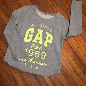 GAP vintage style San Francisco thick cotton Top